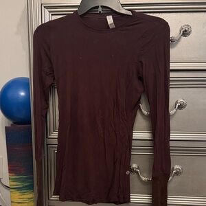 lululemon athletica Dark Purple Long Sleeve Top